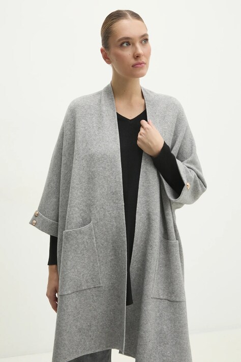 Answear Lab cardigan donna colore grigio