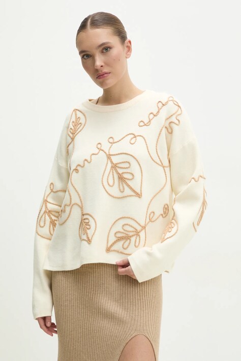 Свитер Answear.LAB женский цвет бежевый
