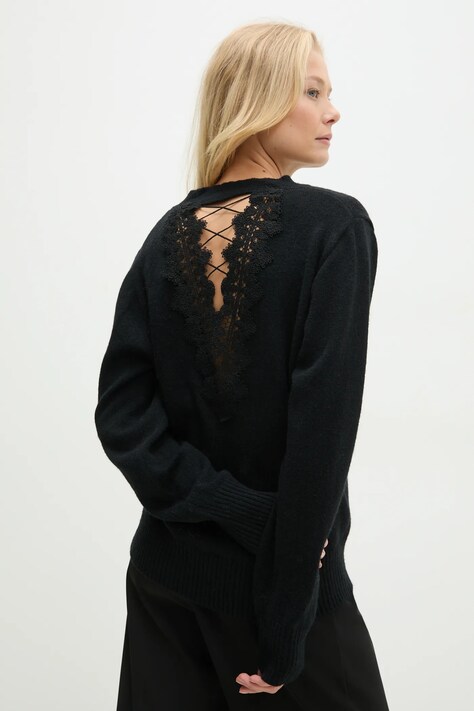 Svetr Answear.LAB dámský, černá barva