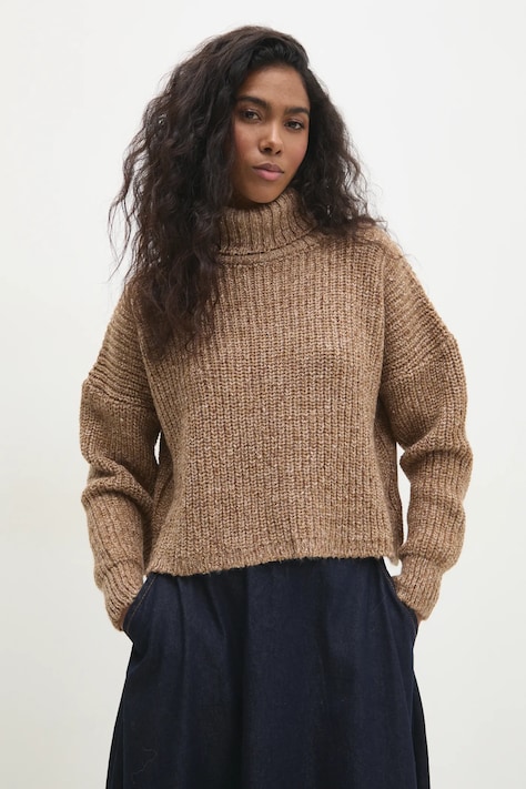 Answear.LAB maglione in lana colore marrone