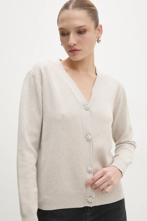 Answear Lab cardigan donna colore beige