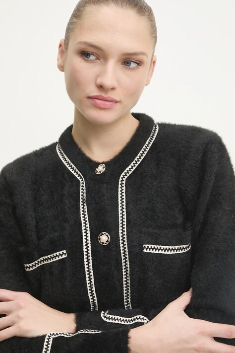 Answear Lab cardigan donna colore nero