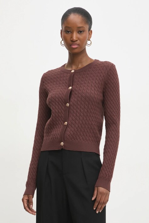 Answear Lab cardigan donna colore marrone