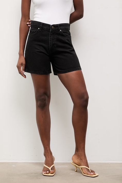 Answear.LAB pantaloncini di jeans donna colore nero