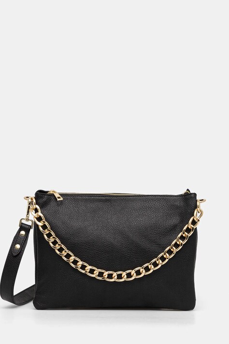 Kožená kabelka Answear.LAB černá barva