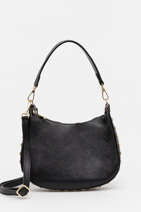 Answear Lab poseta de piele culoarea negru