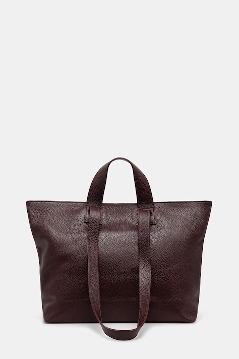Answear Lab poseta de piele culoarea maro