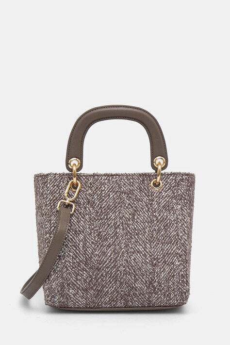 Kabelka Answear.LAB hnědá barva