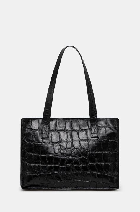 Answear Lab borsa a mano in pelle colore nero