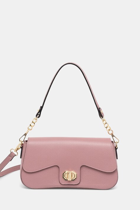 Answear Lab poseta de piele culoarea roz