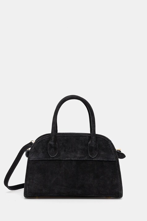 Answear Lab torebka zamszowa kolor czarny