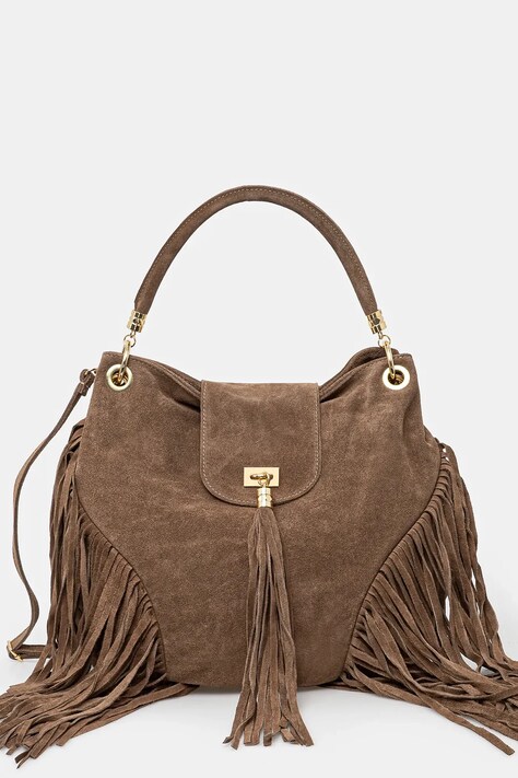 Answear.LAB velúr táska bézs