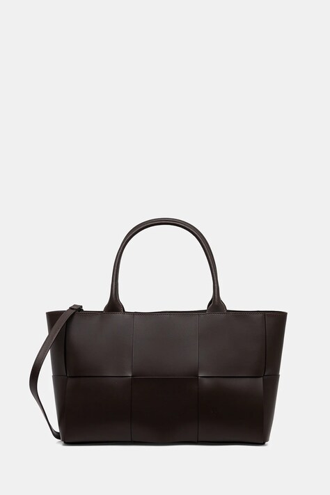 Кожаная сумочка Answear Lab цвет коричневый