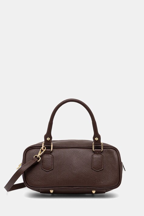 Kožená kabelka Answear.LAB hnědá barva