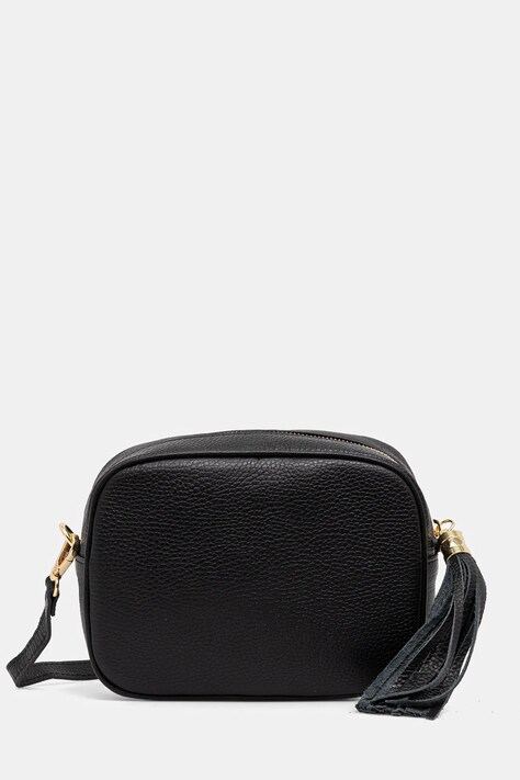 Answear Lab poseta de piele culoarea negru