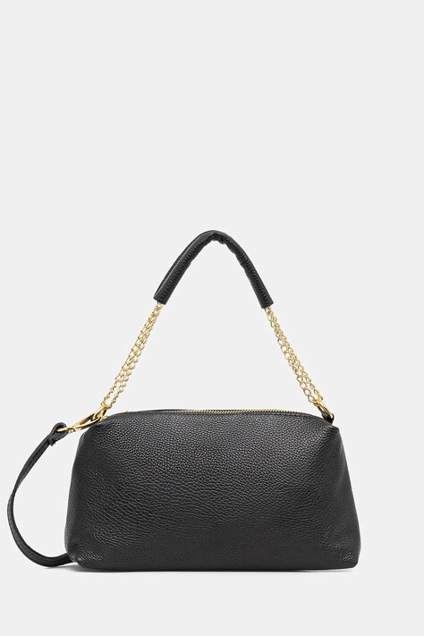 Answear Lab poseta de piele culoarea negru