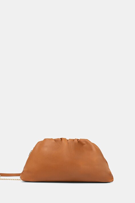 Answear Lab poseta de piele culoarea maro