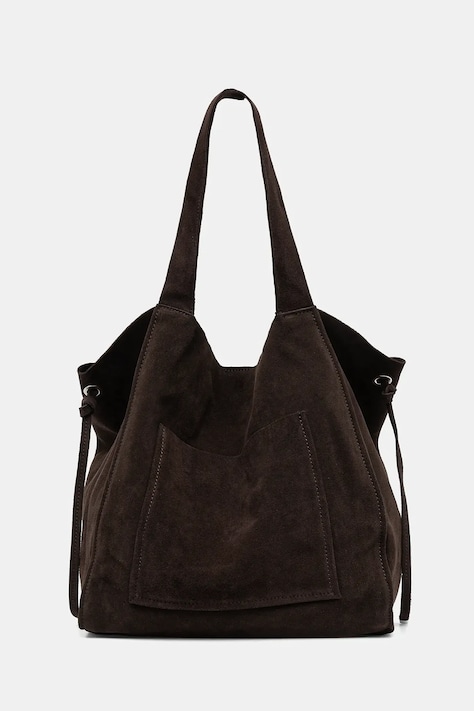 Замшева сумочка Answear Lab колір коричневий