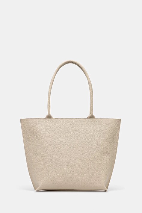 Answear Lab poseta de piele culoarea bej