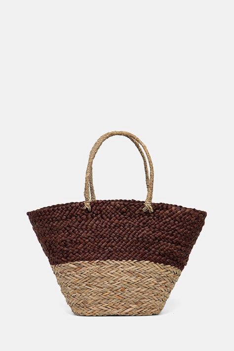 Пляжний кошик колір коричневий