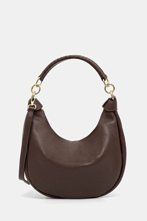 Кожена чанта Answear.LAB в кафяво