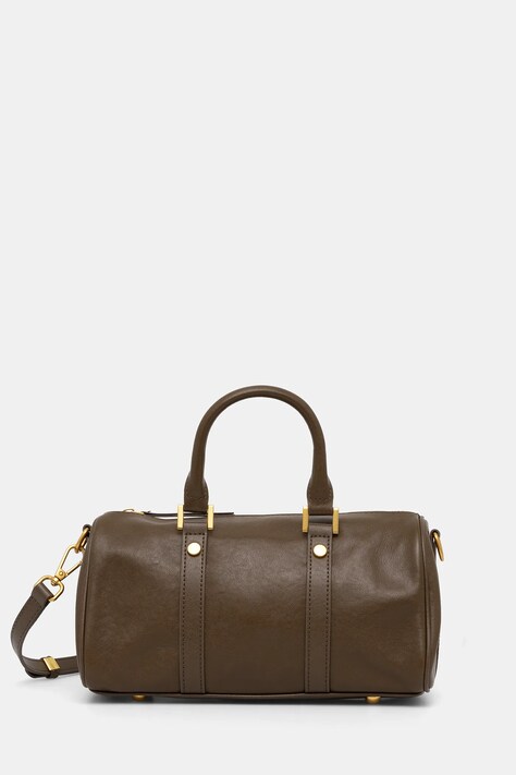 Answear Lab poseta de piele culoarea verde