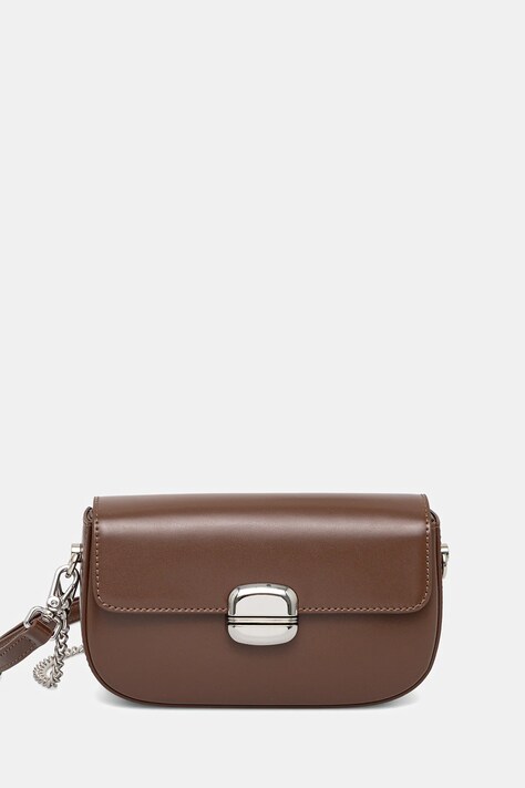 Answear Lab poseta de piele culoarea maro