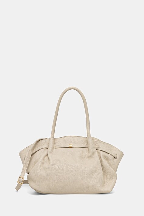 Answear Lab poseta de piele culoarea bej