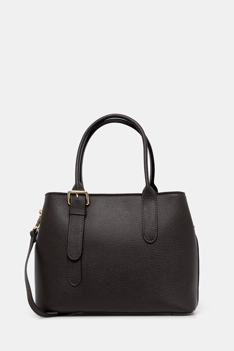 Answear Lab poseta de piele culoarea maro