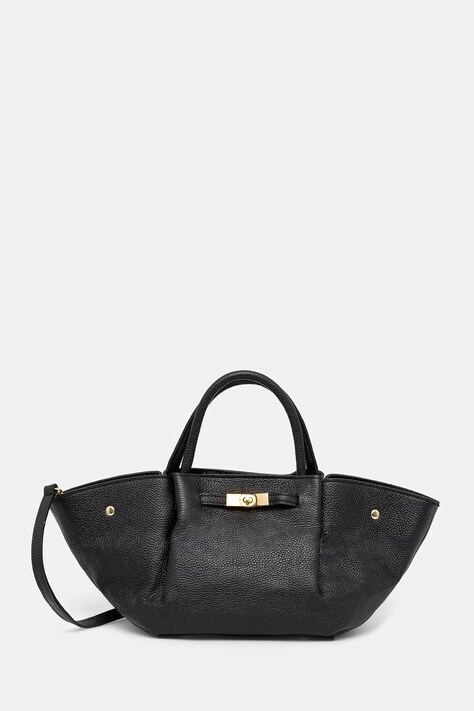 Answear.LAB torebka skórzana kolor czarny