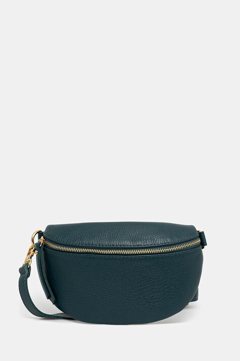 Answear Lab borseta de piele culoarea turcoaz
