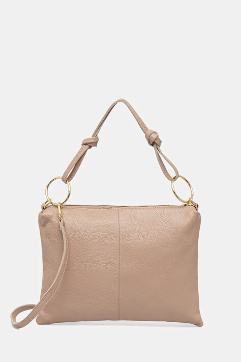 Answear Lab poseta de piele culoarea roz