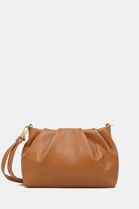 Кожена чанта Answear.LAB в кафяво