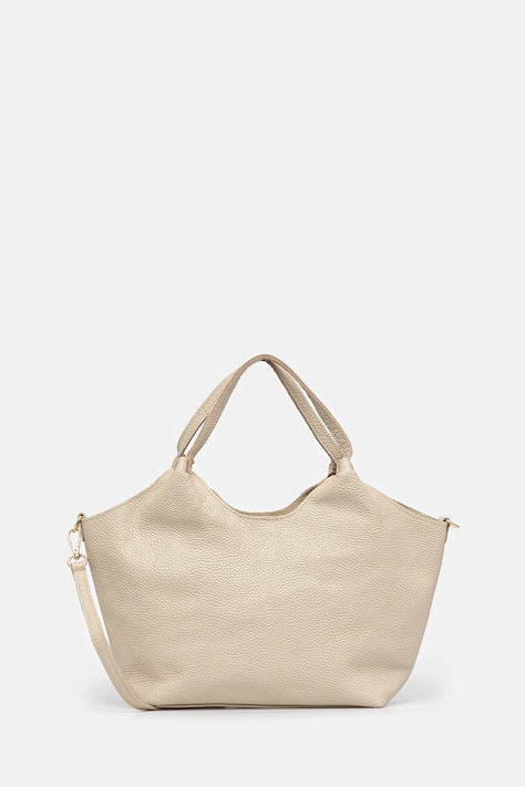 Кожена чанта Answear.LAB в бежово