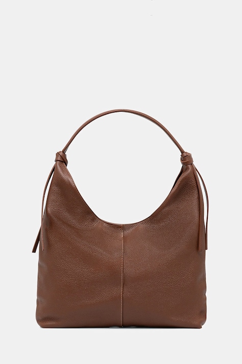 Answear Lab poseta de piele culoarea bej