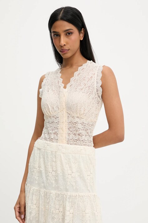 Answear Lab top culoarea bej