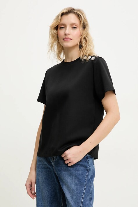 Answear Lab tricou femei, culoarea negru