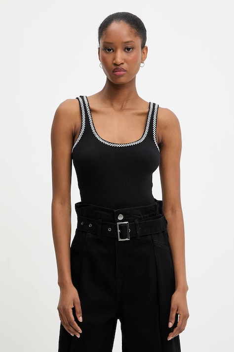 Answear Lab top culoarea negru
