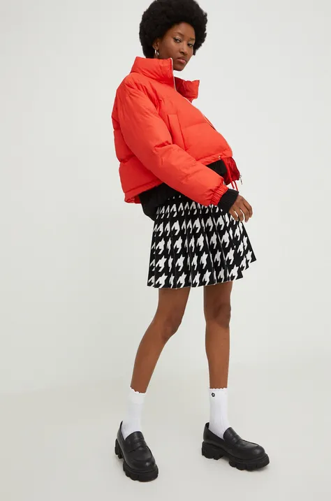 Куртка Answear Lab жіноча колір помаранчевий зимова oversize