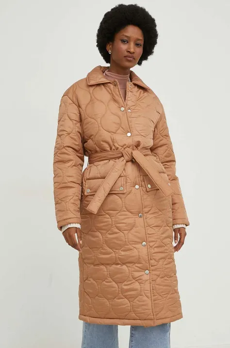 Куртка Answear Lab женская цвет коричневый переходная oversize