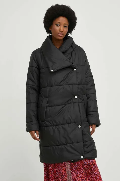 Куртка Answear Lab жіноча колір чорний зимова oversize