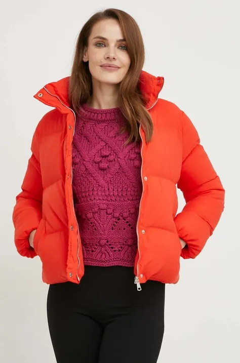 Answear Lab kurtka damska kolor pomarańczowy zimowa
