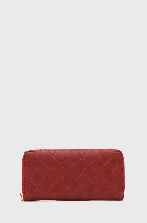 Answear Lab portfel damski kolor czerwony