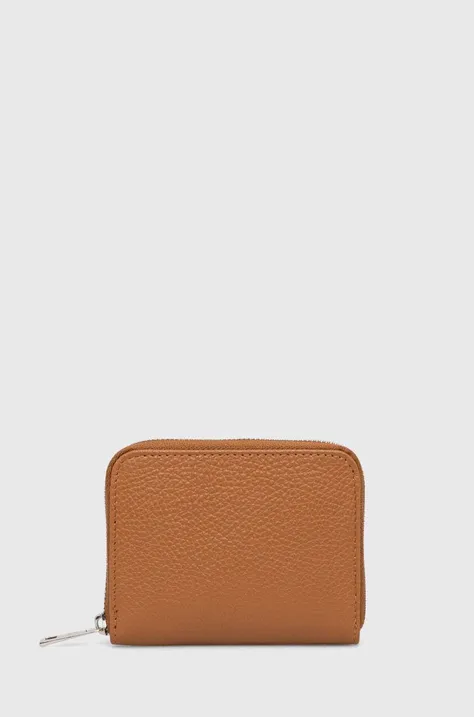 Usnjena denarnica Answear Lab ženski, rjava barva