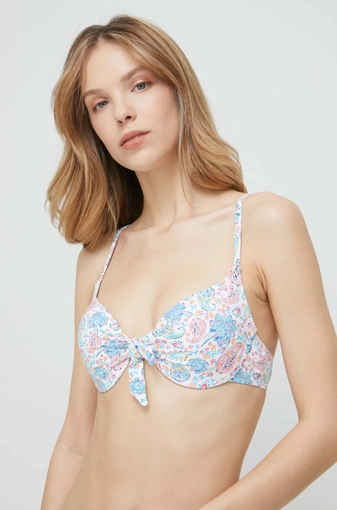 Bikini top Answear Lab χρώμα: τιρκουάζ