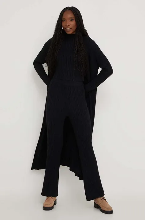Трикотажный костюм Answear Lab женский цвет чёрный