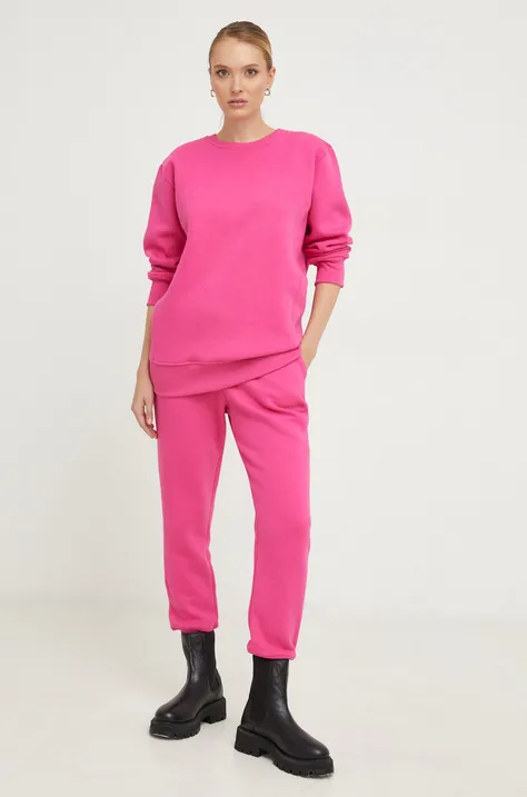Answear Lab dres damski kolor różowy