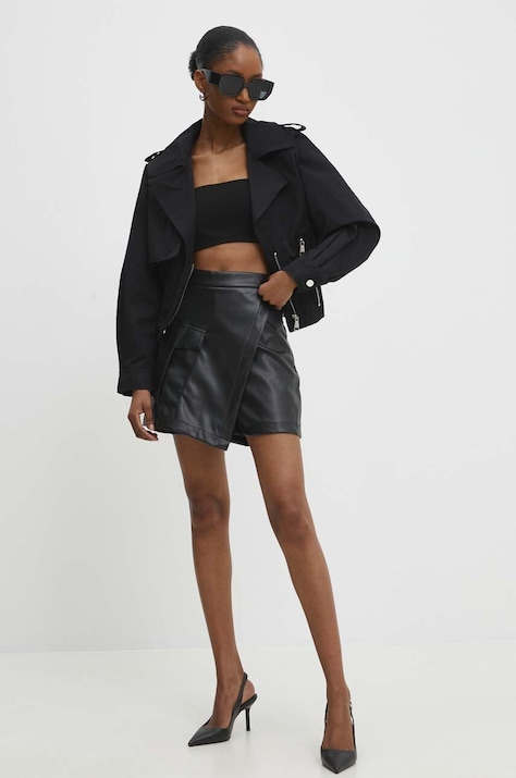 Μπουφάν Answear.LAB χρώμα: μαύρο