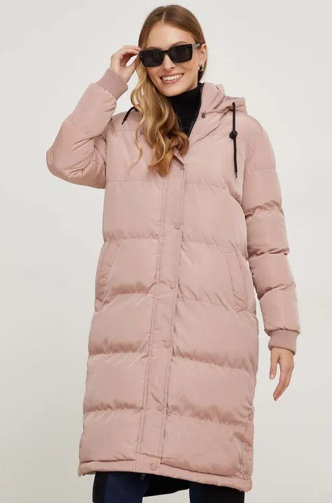 Куртка Answear Lab женская цвет розовый зимняя