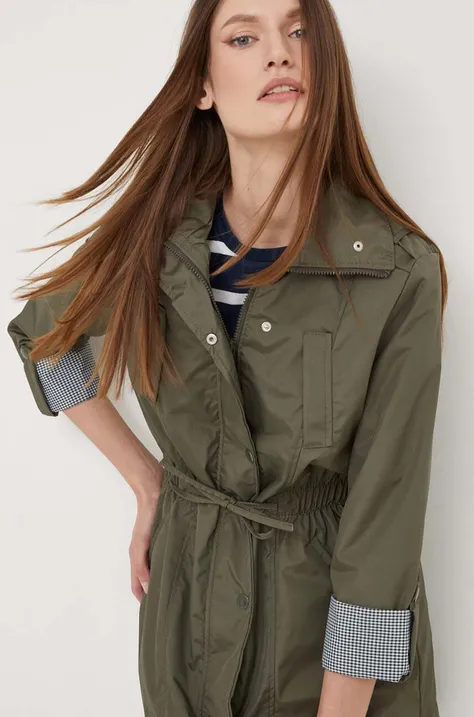 Куртка Answear Lab женская цвет зелёный переходная